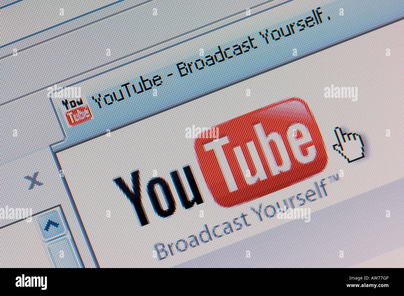 Youtube broadcast yourself hi-res stock photography and images