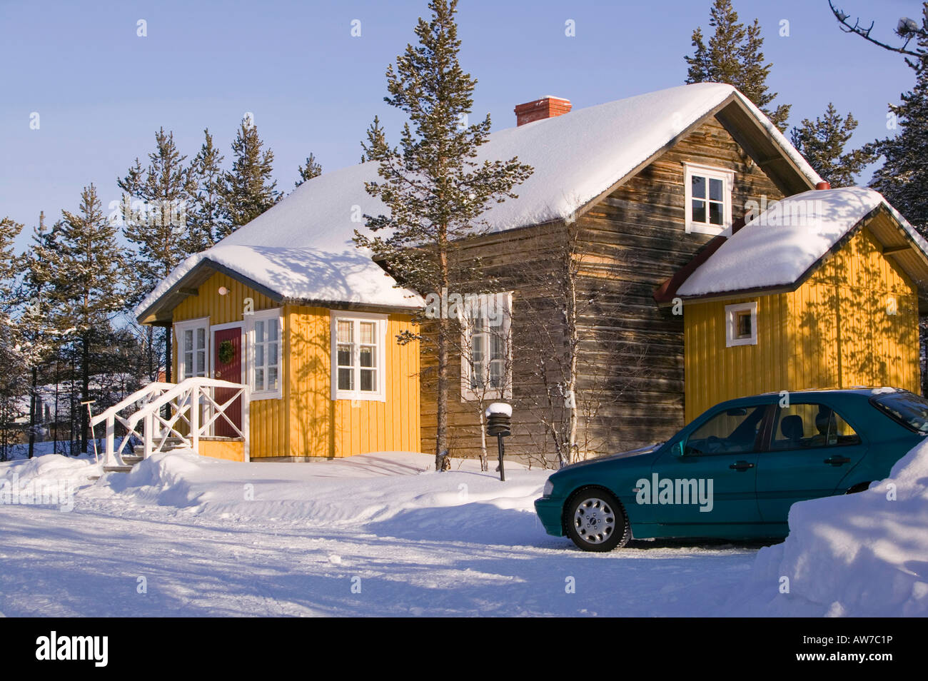 Well insulated house in saariselka hires stock photography and images