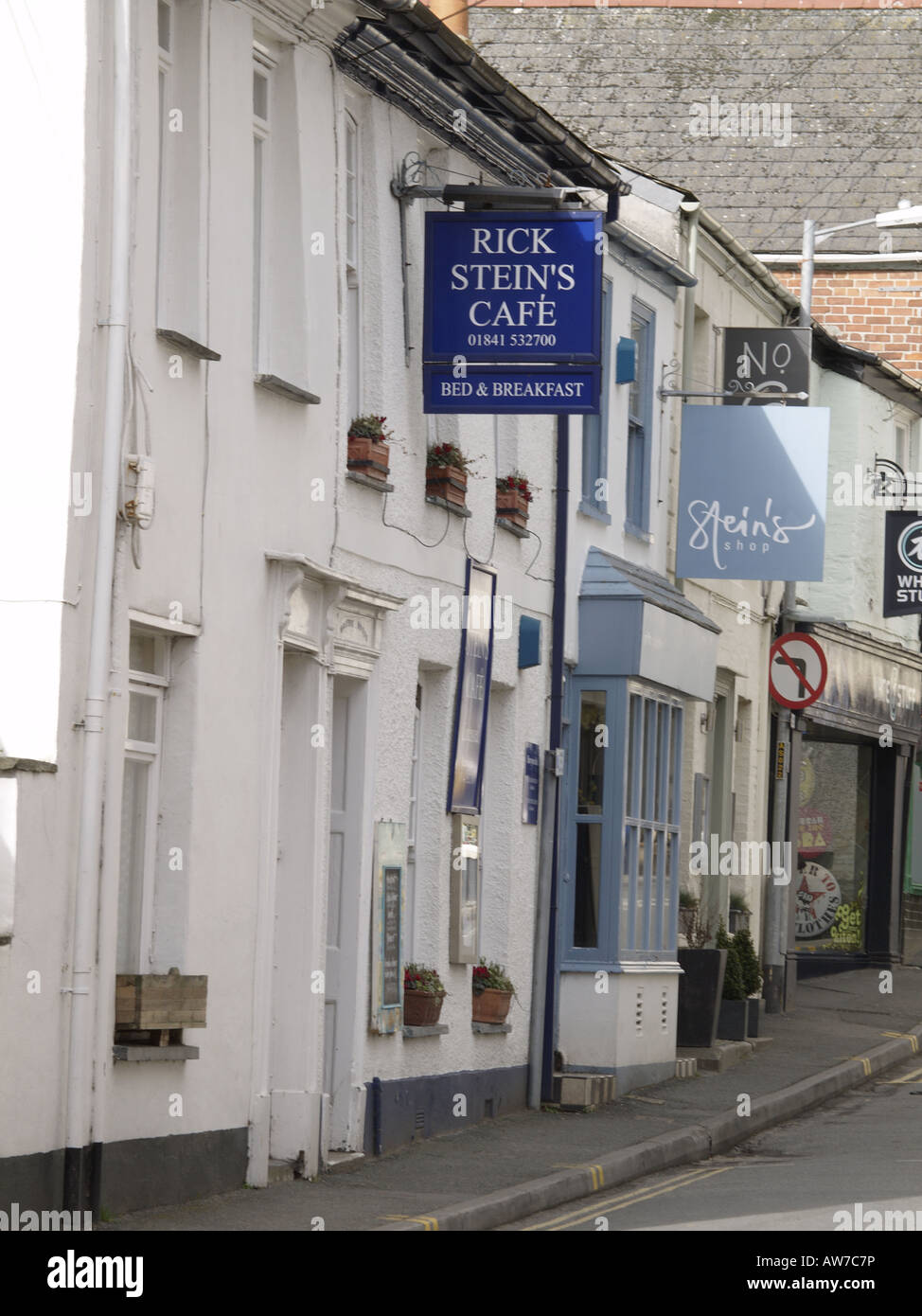 Rick Stein's Café and Shop, Padstow, Cornwall, UK Stock Photo
