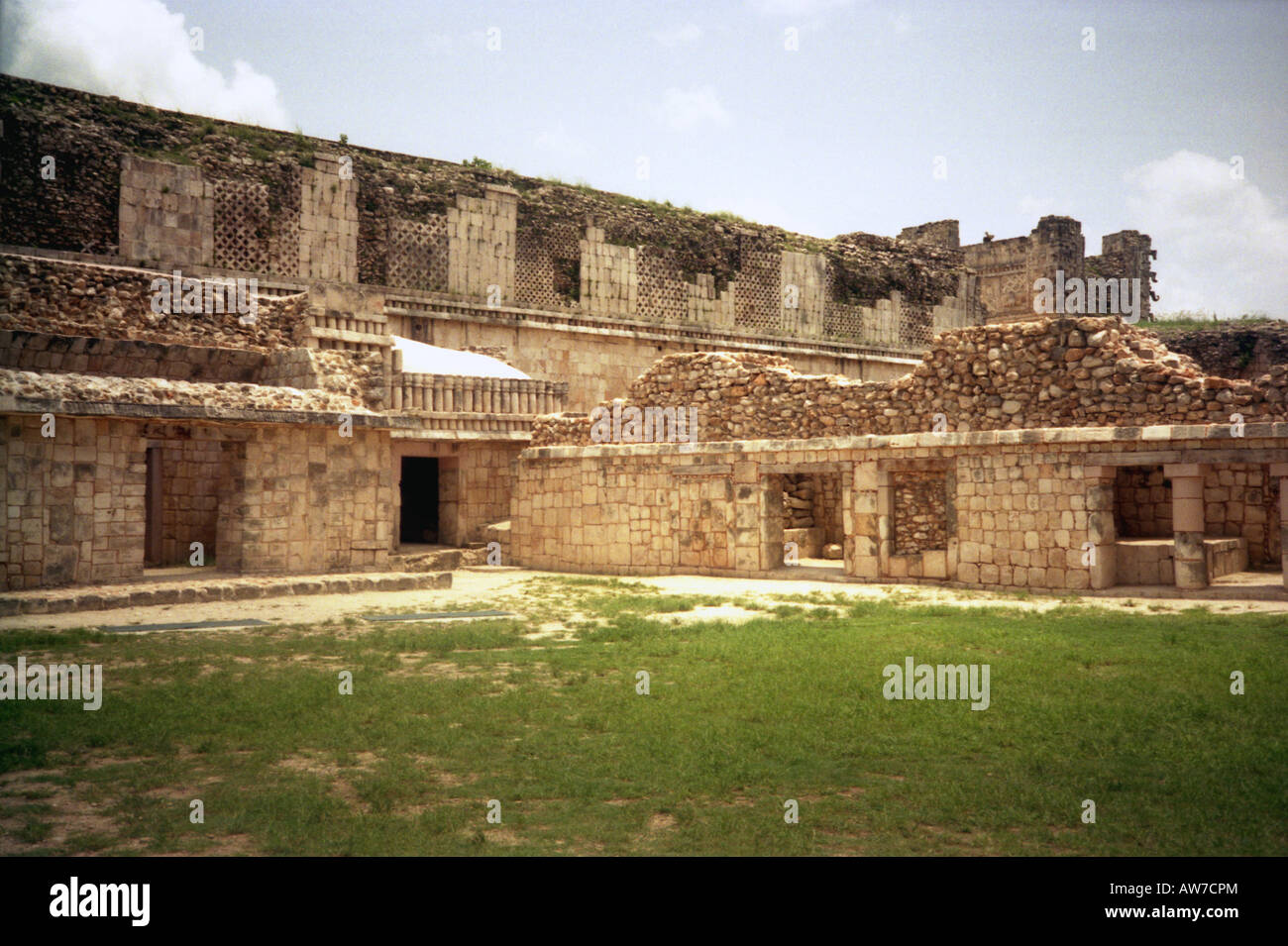 ruins Yucatan Mexico Central Latin America Stock Photo