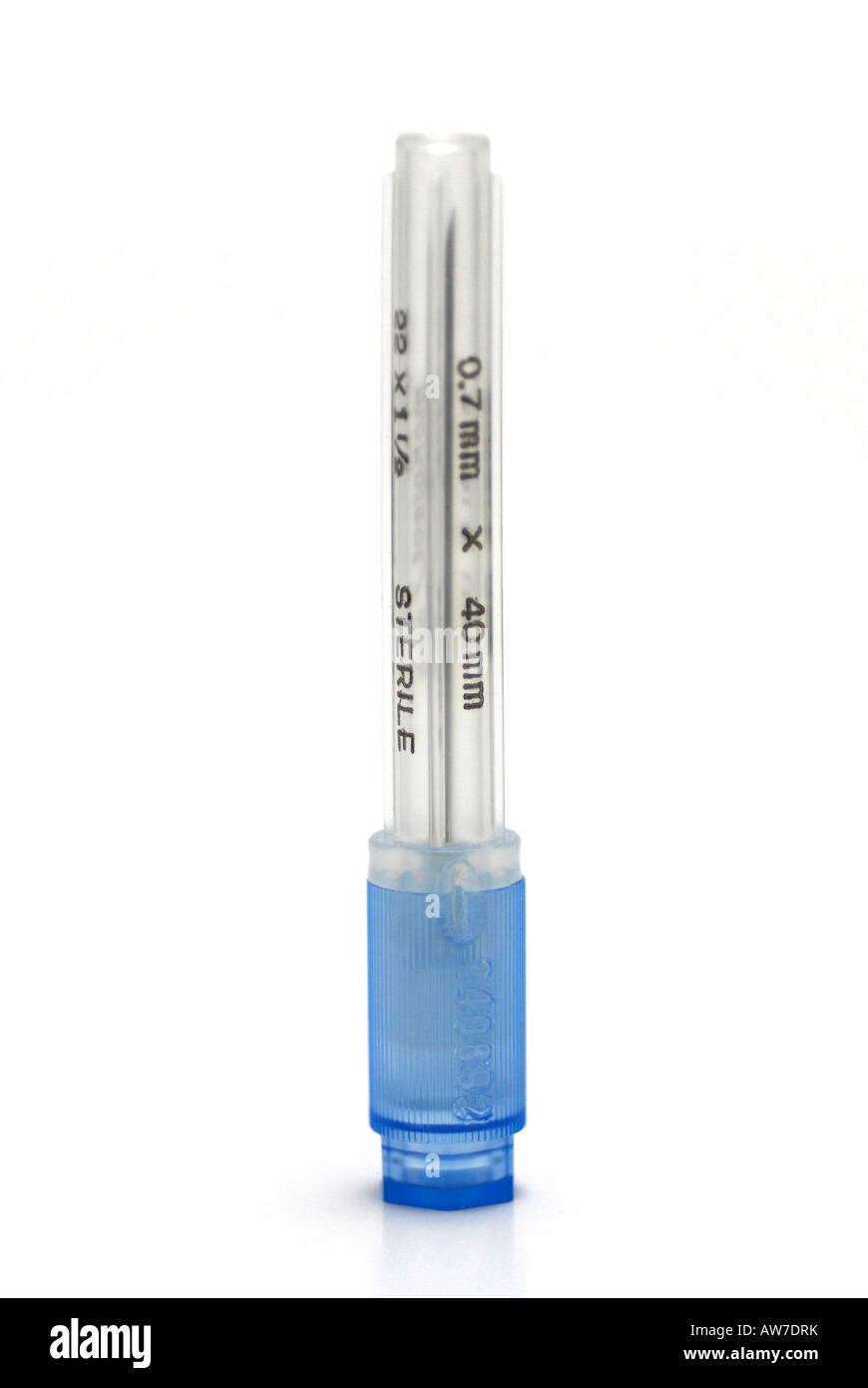 Disposable Needle for Hypodermic Syringe Stock Photo