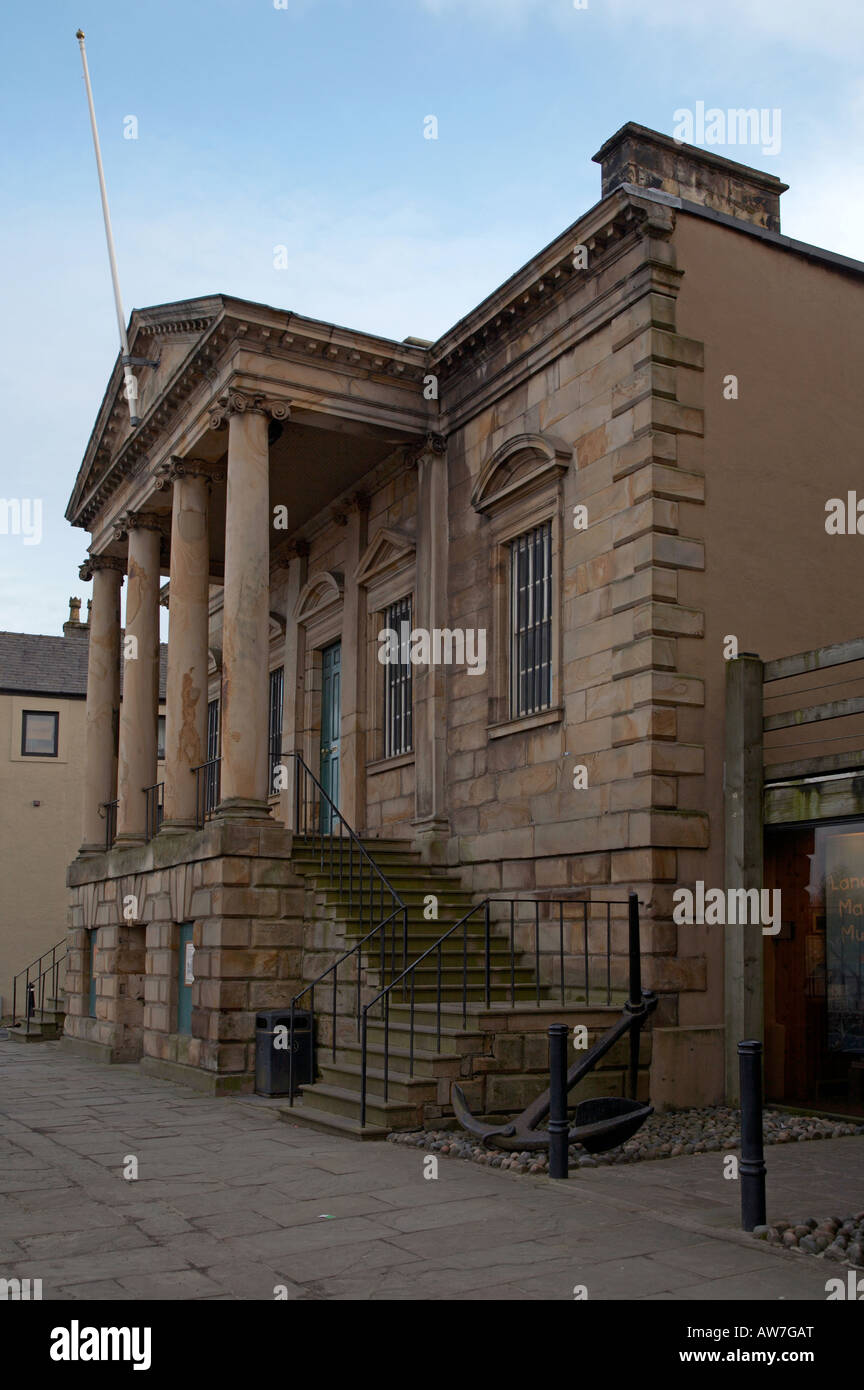 historic customs house on st quay in lancaster england which
