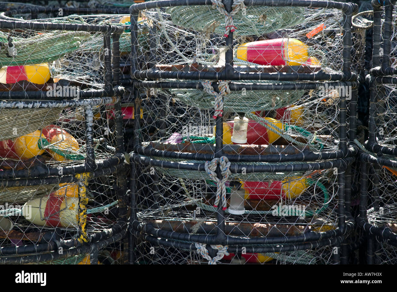 Crab pots Grays Harbor, Washington, USA Stock Photo Alamy