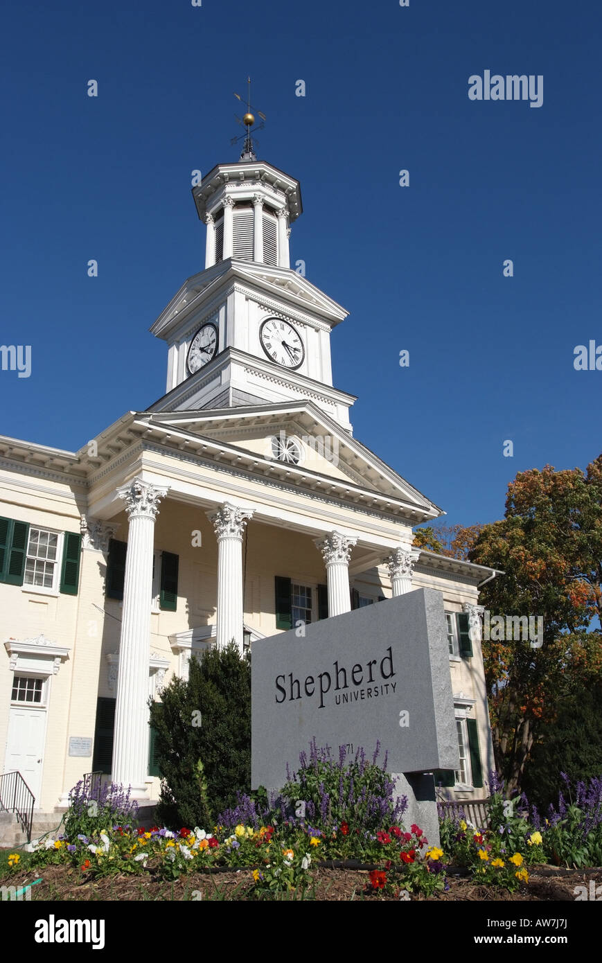 USA Shepherdstown West Virginia Exterior of Shepherd College Stock