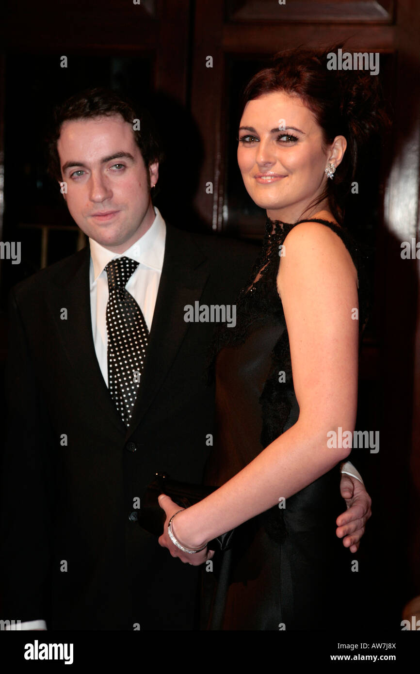 Guest And Sile Ni Bhraonain On The Red Carpet At The Irish Film And Television Awards 2008 Dublin Republic Of Ireland Stock Photo Alamy