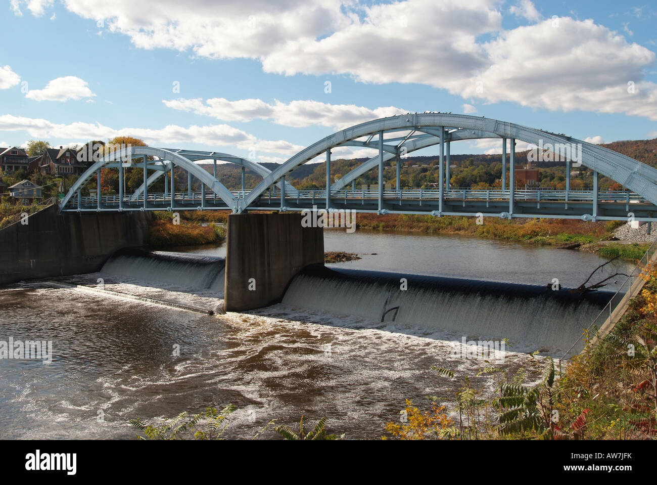 Usa Cumberland Md The Potomac River Flows Through Cumberland Stock