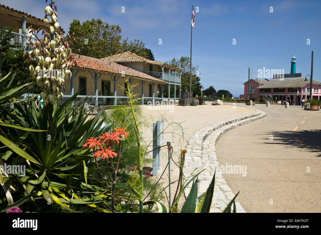 The Custom House State Historic Park, Monterey Bay, California, USA