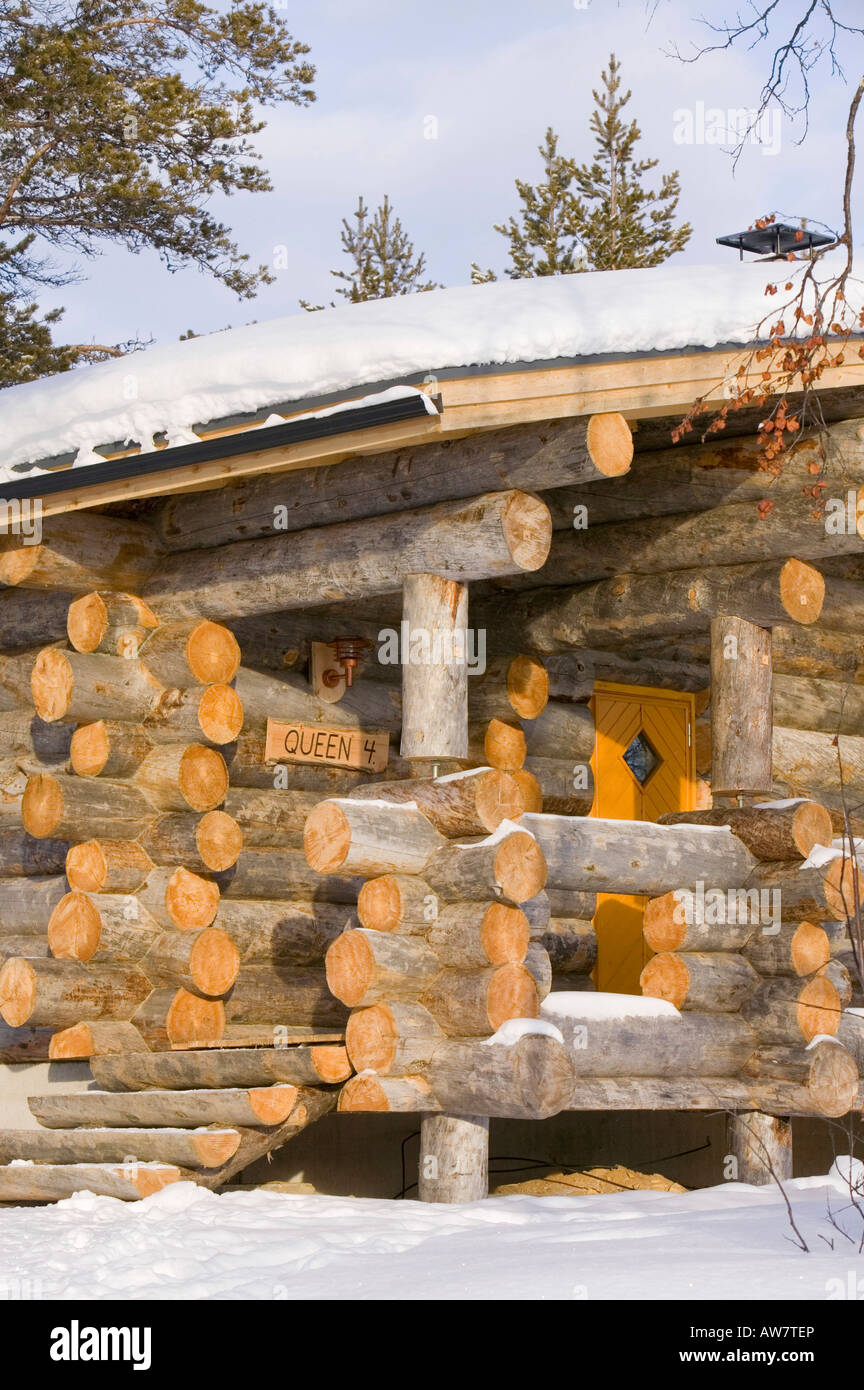 A well insulated house in Saariselka Northern Finland Stock Photo Alamy