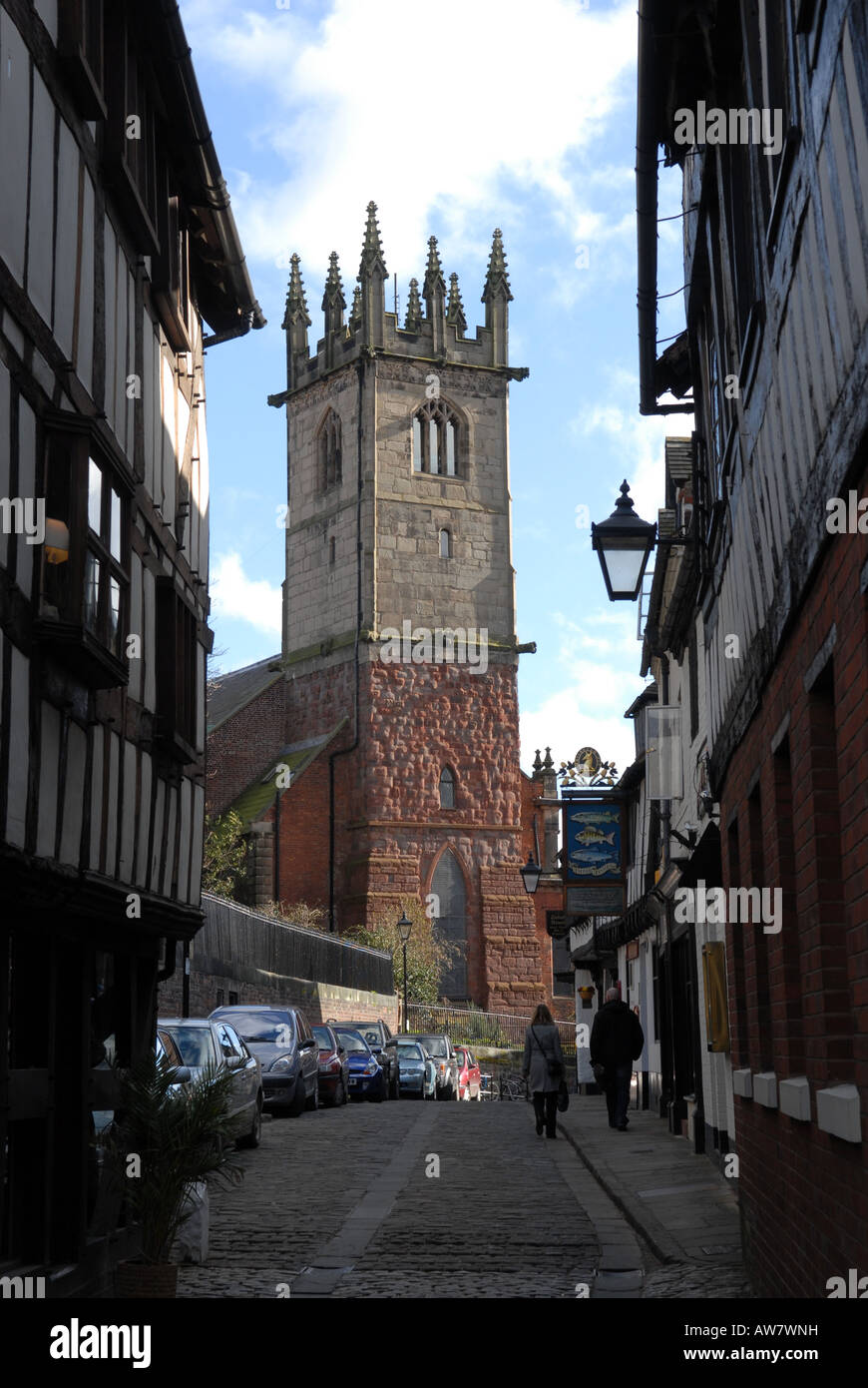 St Julians church in Shrewsbury Shropshire Stock Photo Alamy