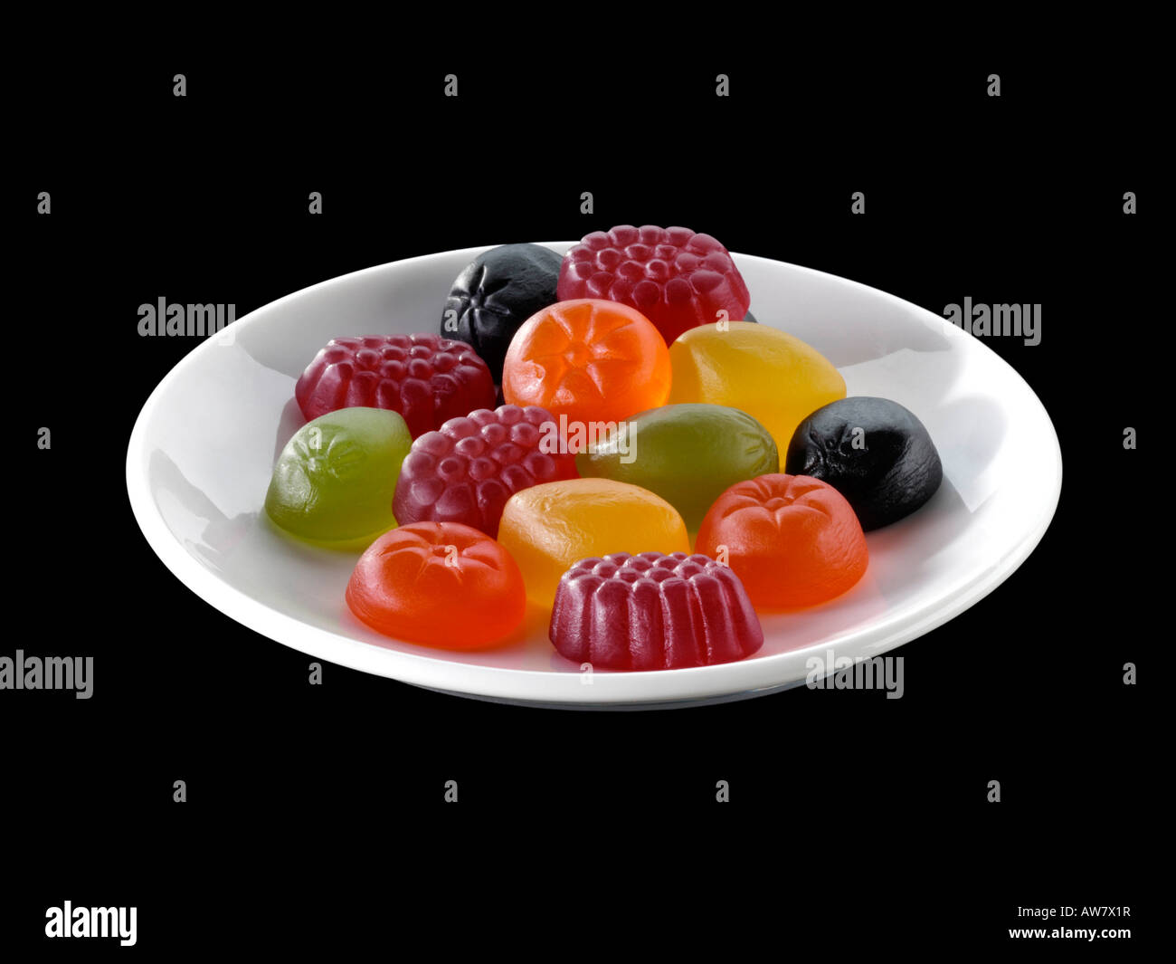 Fruit Wine Gums kids editorial food Stock Photo Alamy