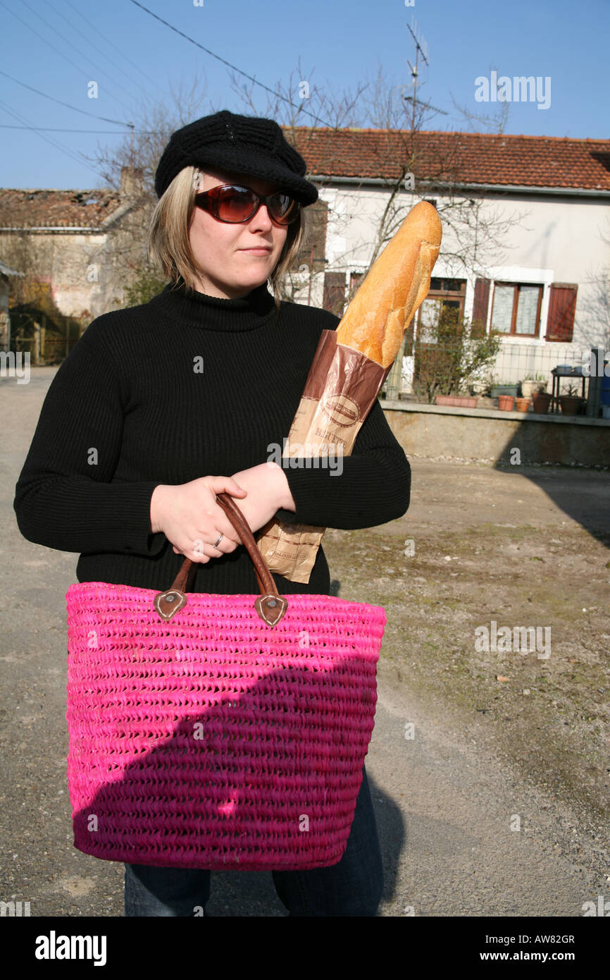 French beret baguette hi-res stock photography and images - Alamy
