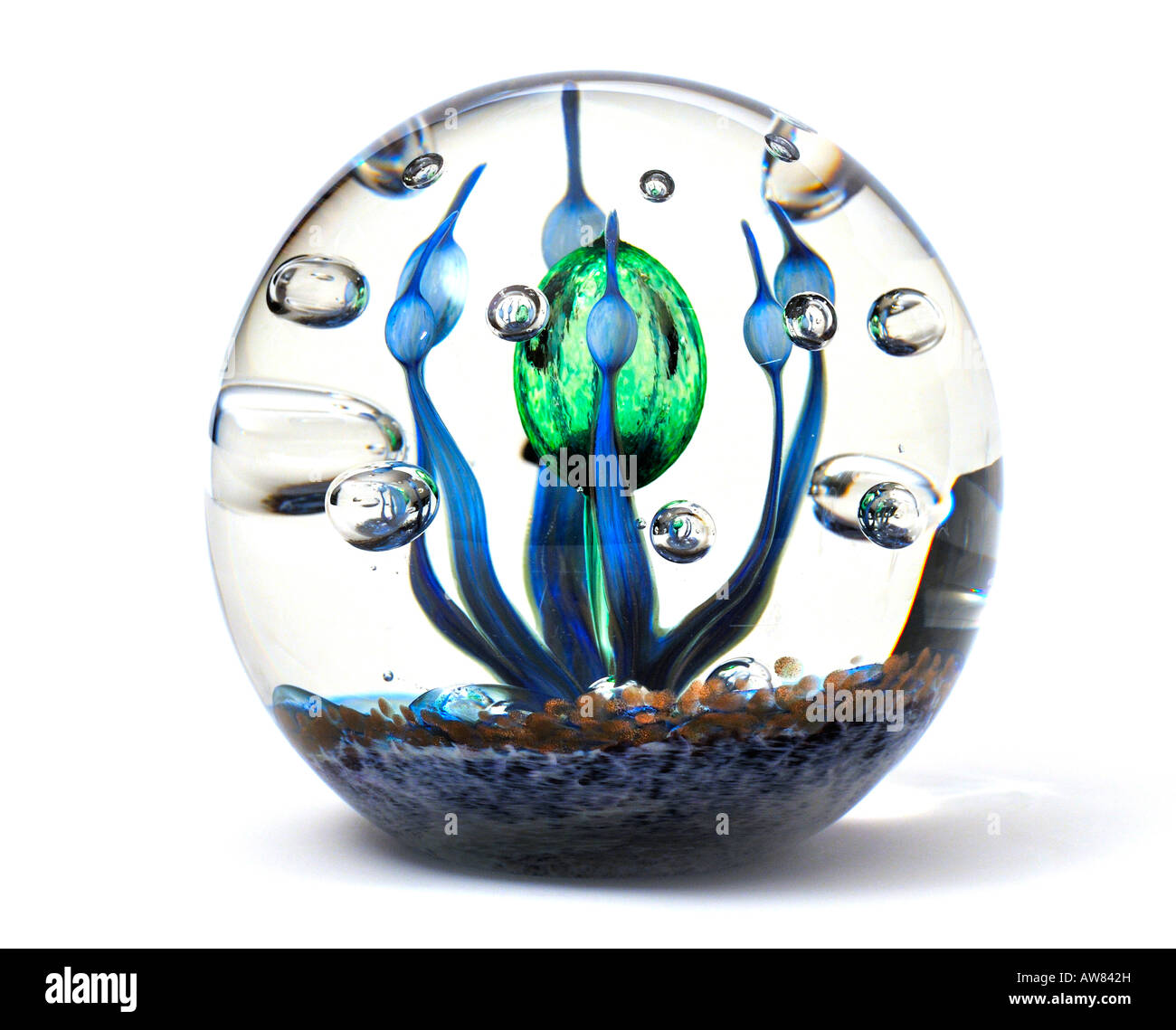 Large Limited Edition Glass Paperweight by Caithness FOR EDITORIAL USE ONLY Stock Photo