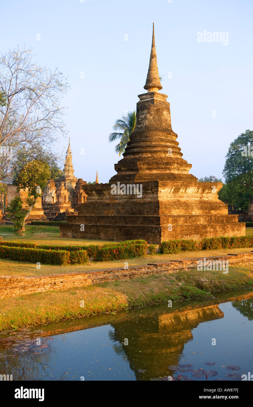sukhothai temple in thailand Stock Photo