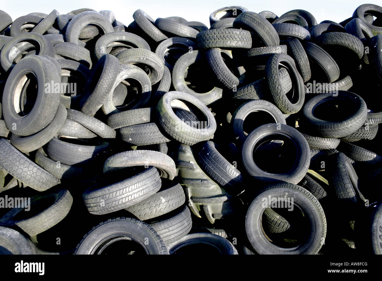 old tyres Stock Photo