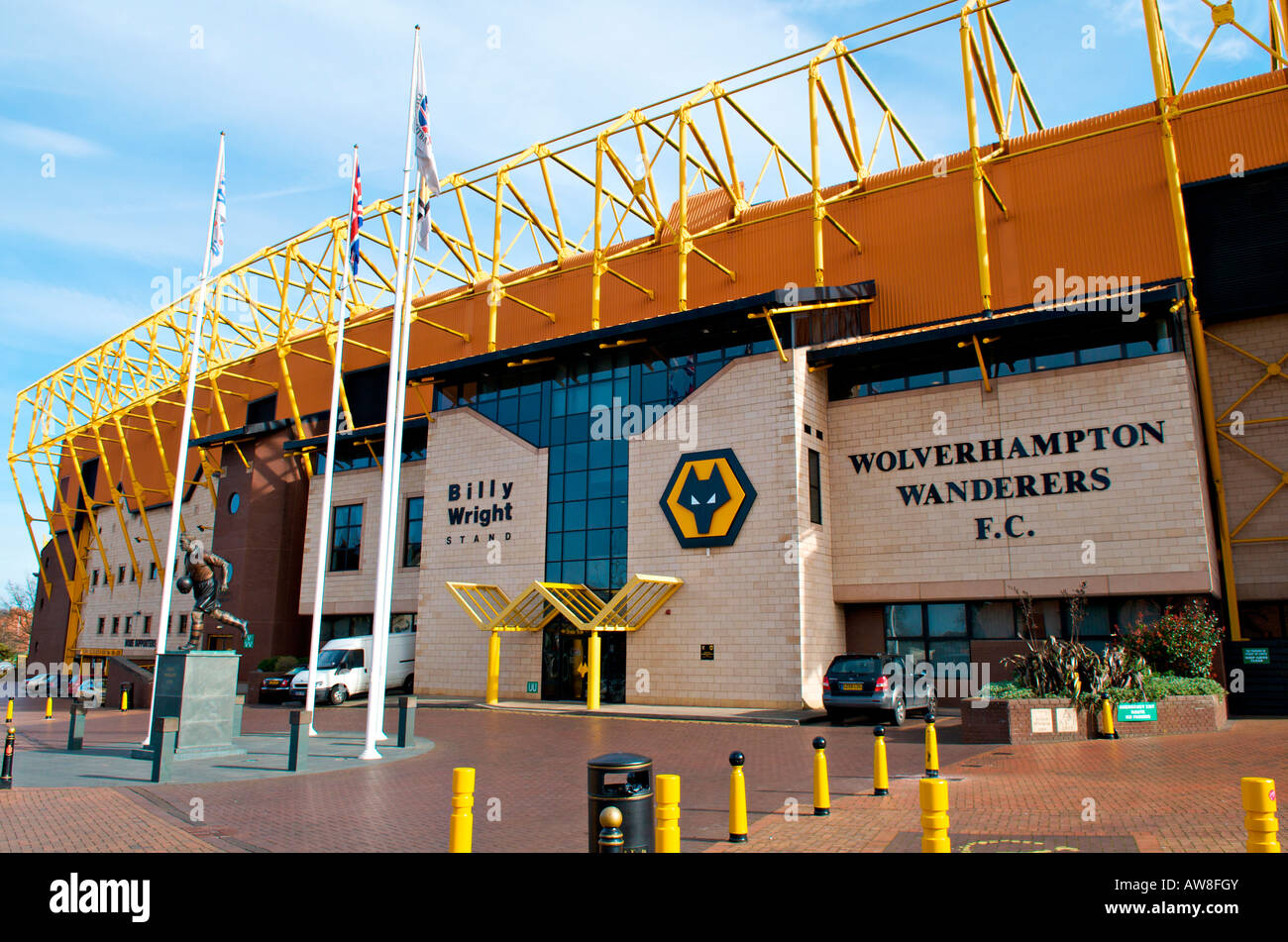 Wolverhampton Wanderers Football Club ground Stock Photo Alamy