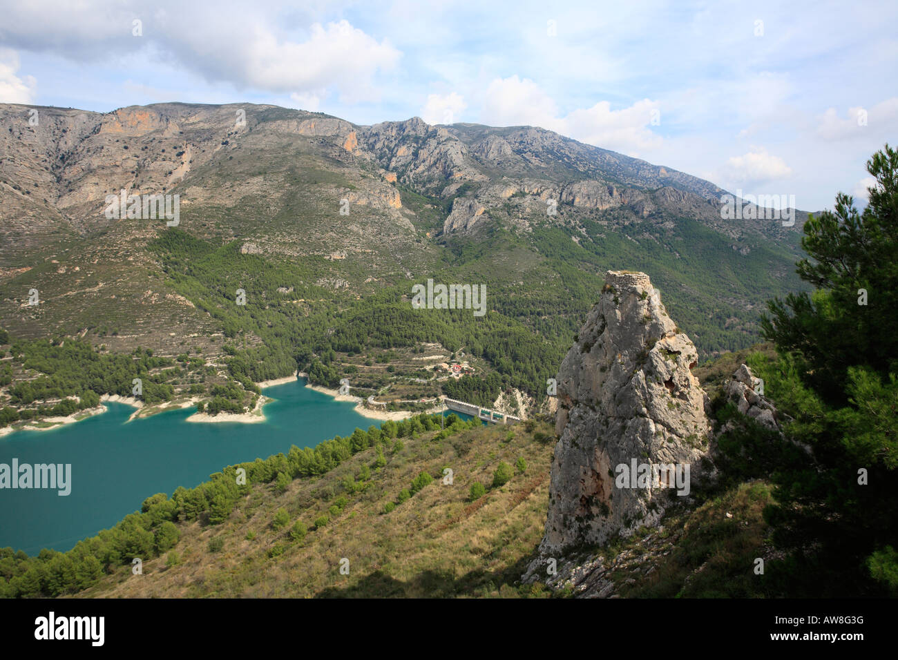 Guadalest Costa Blanca Spain Stock Photo