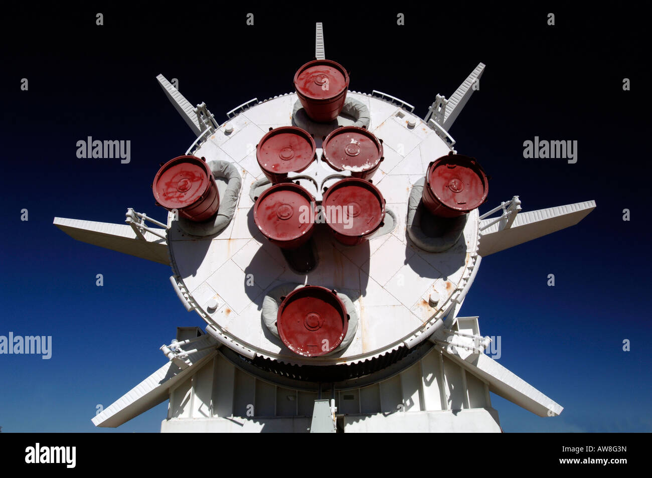 Kennedy Rocket Garden Stock Photo