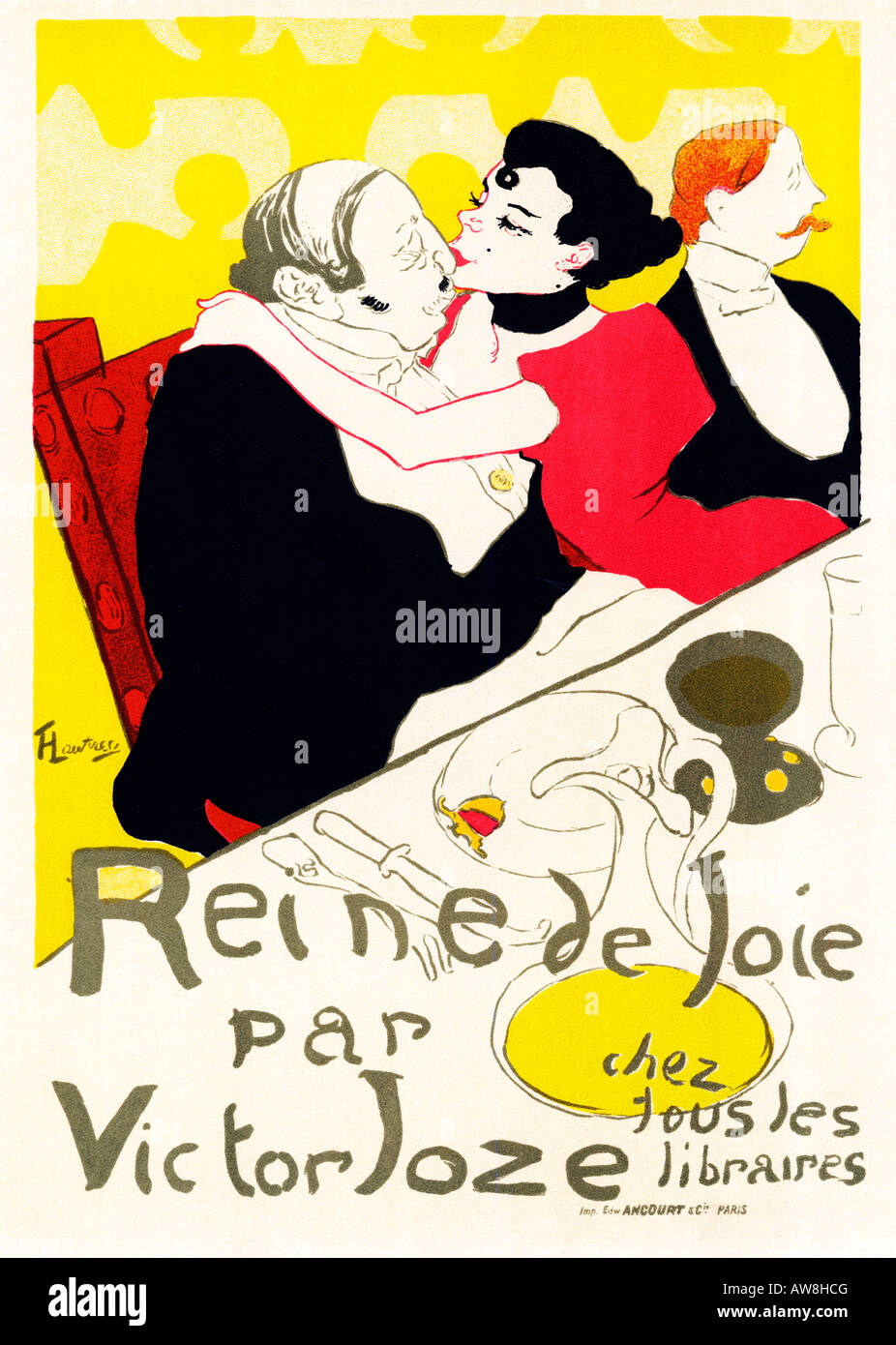 Reine de Joie 1892 Art Nouveau poster by Henri de Toulouse Lautrec