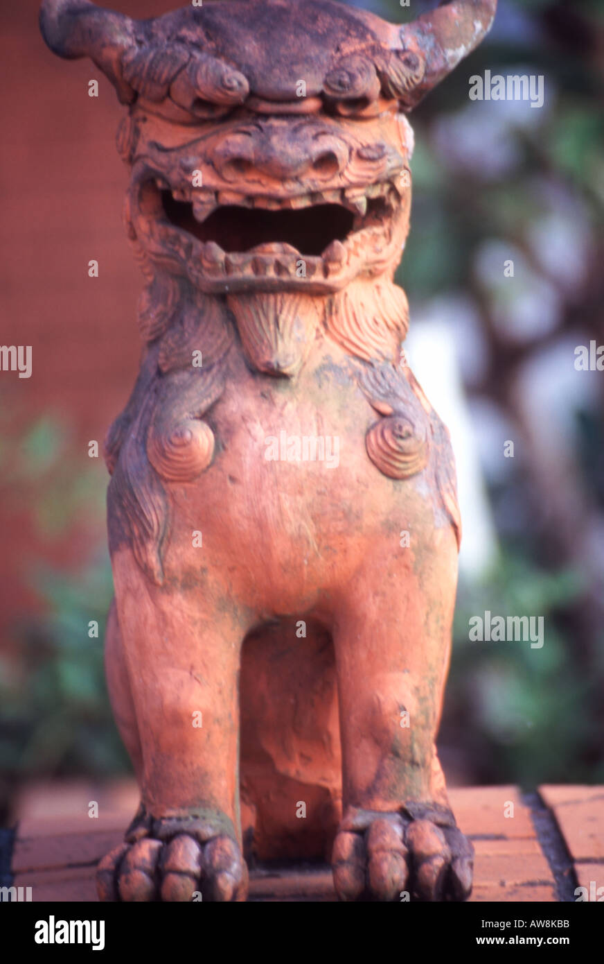 A Lion Dog Shisa Statue Iriomote Jima Okinawa Japan Stock Photo Alamy