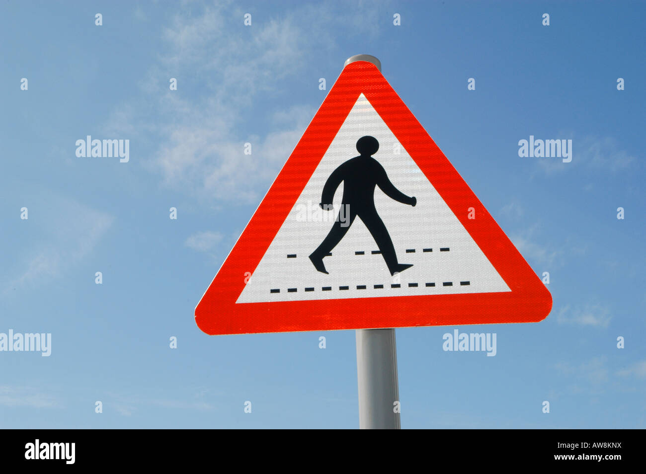 Pedestrians Children Crossing Sign Symbol - Triangle Shape, SKU: K