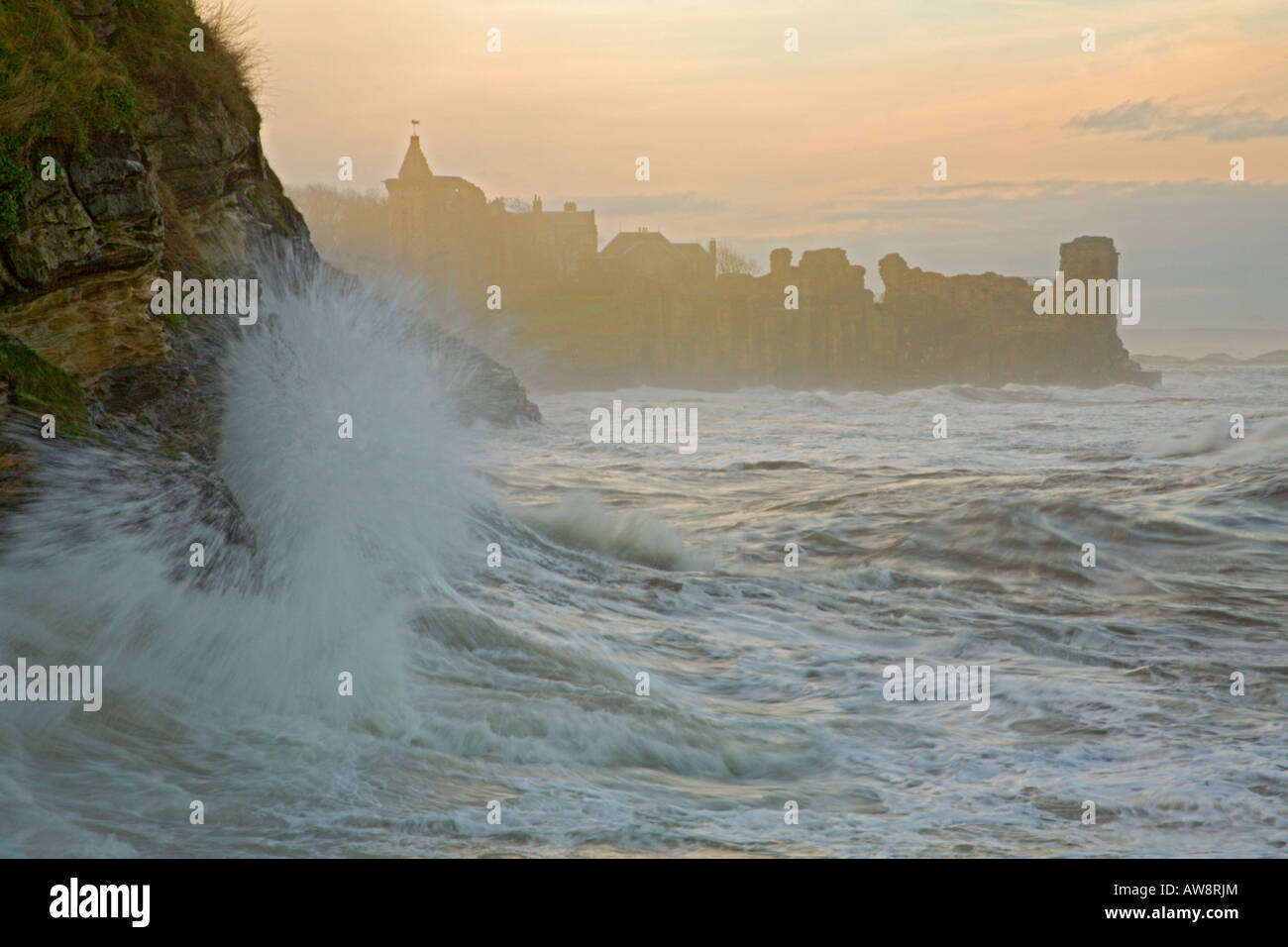 Stormy Weather The Castle St Andrews Fife Scotland Stock Photo Alamy