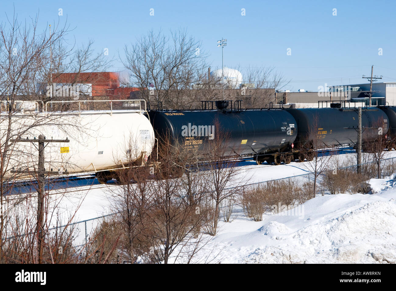 Train Tanker Cars Stock Photo Alamy
