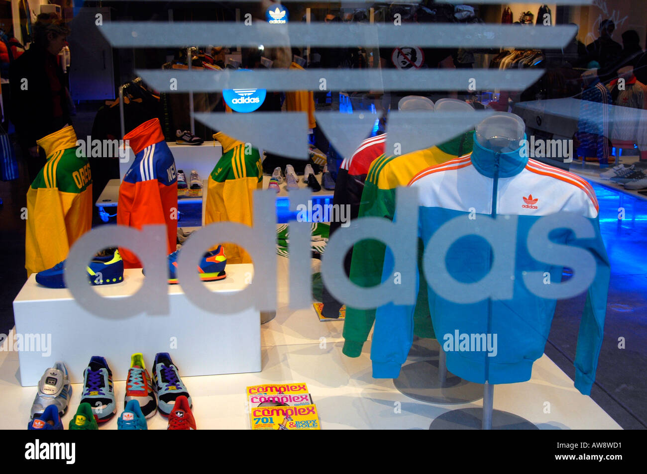 An Adidas store in Soho in New York City Stock Photo - Alamy