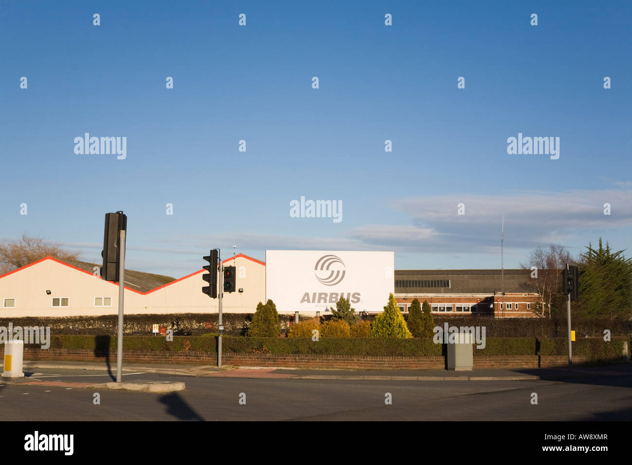 Broughton Flintshire North Wales UK British Aerospace Airbus aircraft