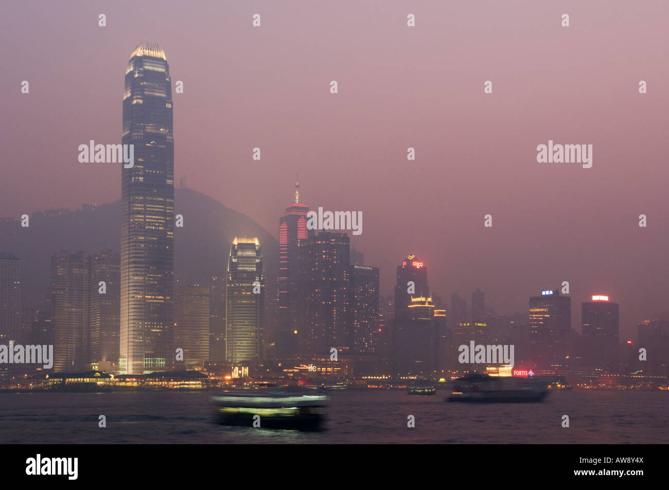 Air pollution in Hong Kong Stock Photo Alamy