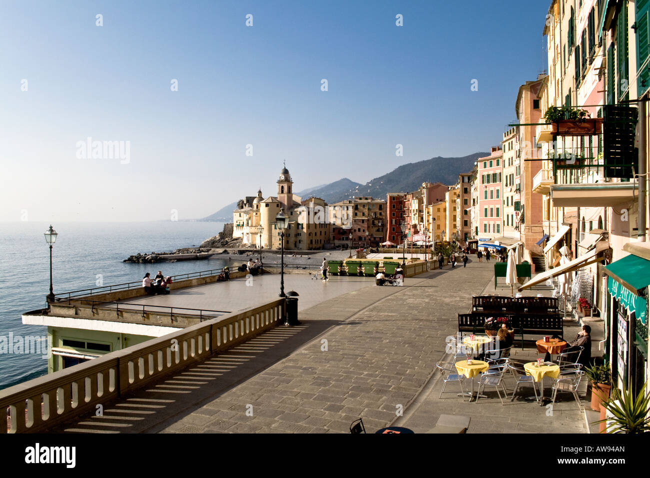 Italy Camogli Stock Photo