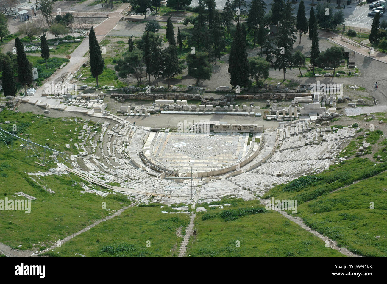 Theatre of Dionysus, Athens Stock Photo Alamy