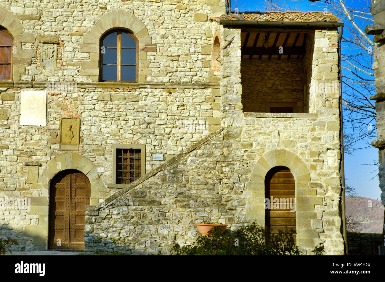 Birthplace of Michelangelo, Tuscany, Italy Stock Photo - Alamy