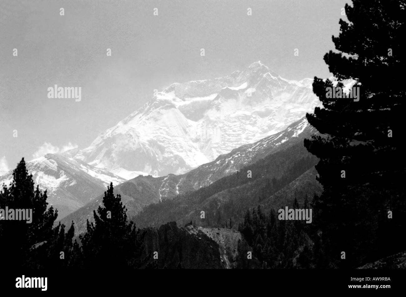 The himalayas Black and White Stock Photos & Images - Alamy