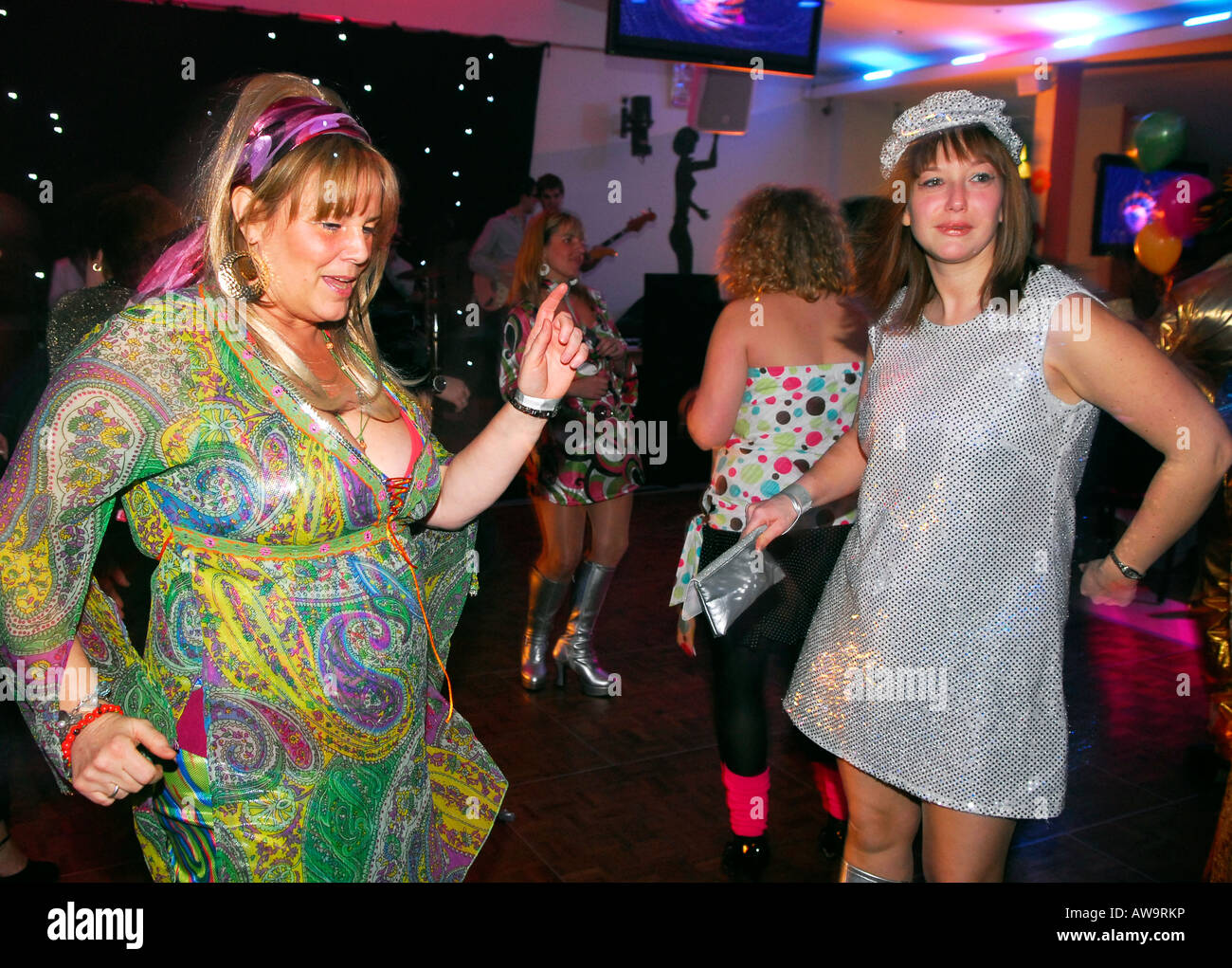 80s Style Woman Dancing At Nightclub Disco Photograph by Jorgo