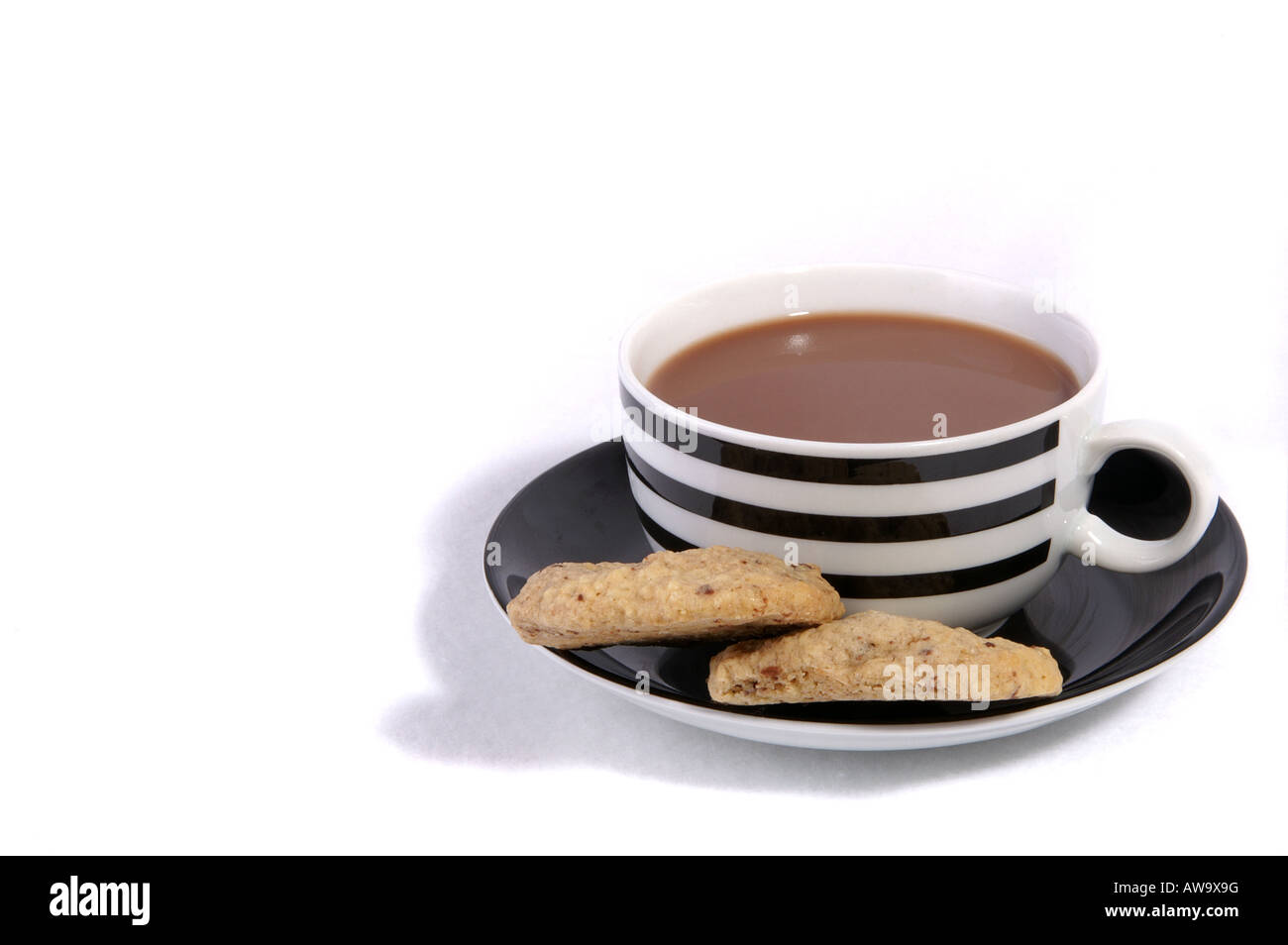 Keks Kaffee Tasse Kakao heiße Schokolade Plätzchen cookie cookies Stock Photo