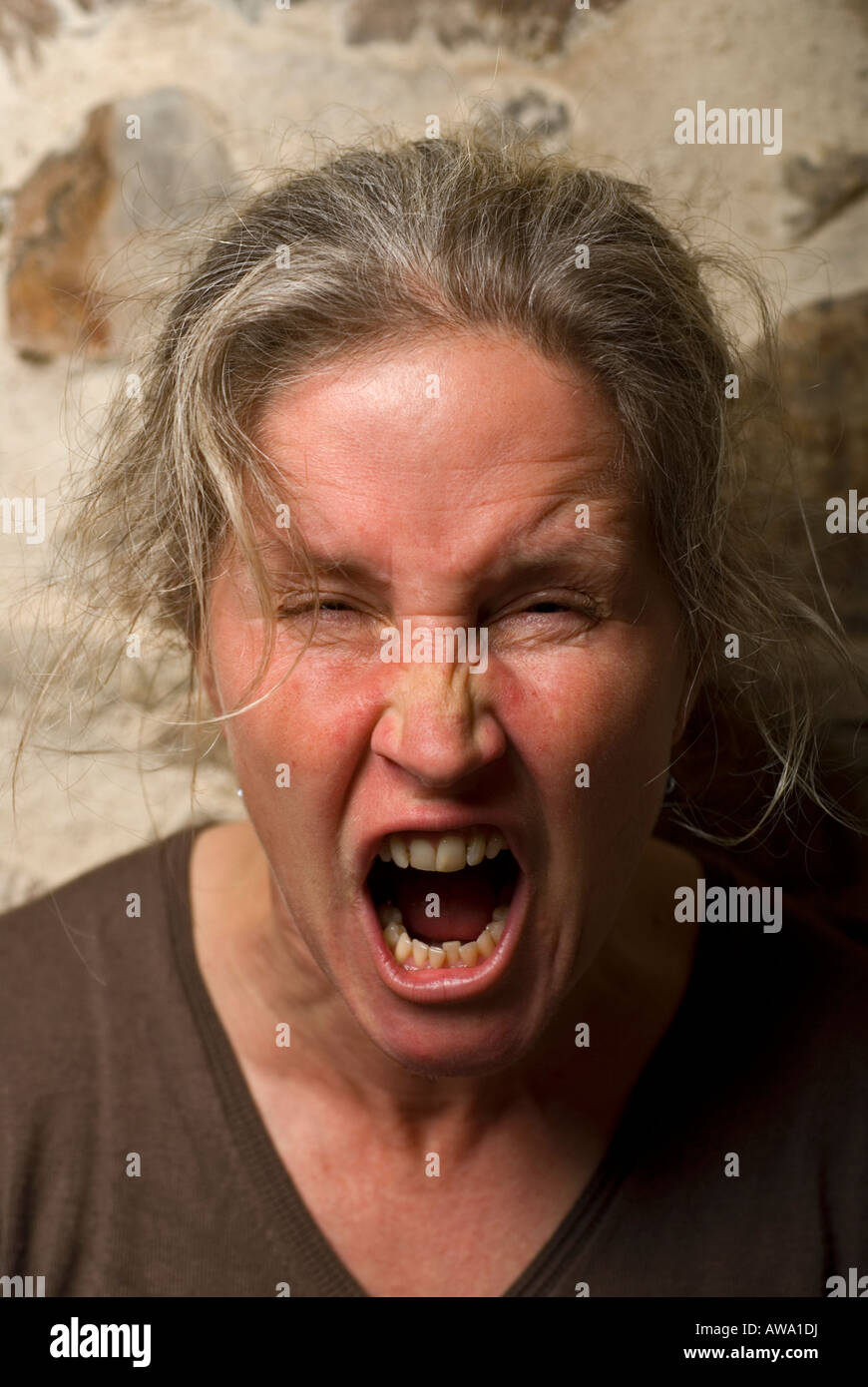 Scrunched up face hi-res stock photography and images - Alamy