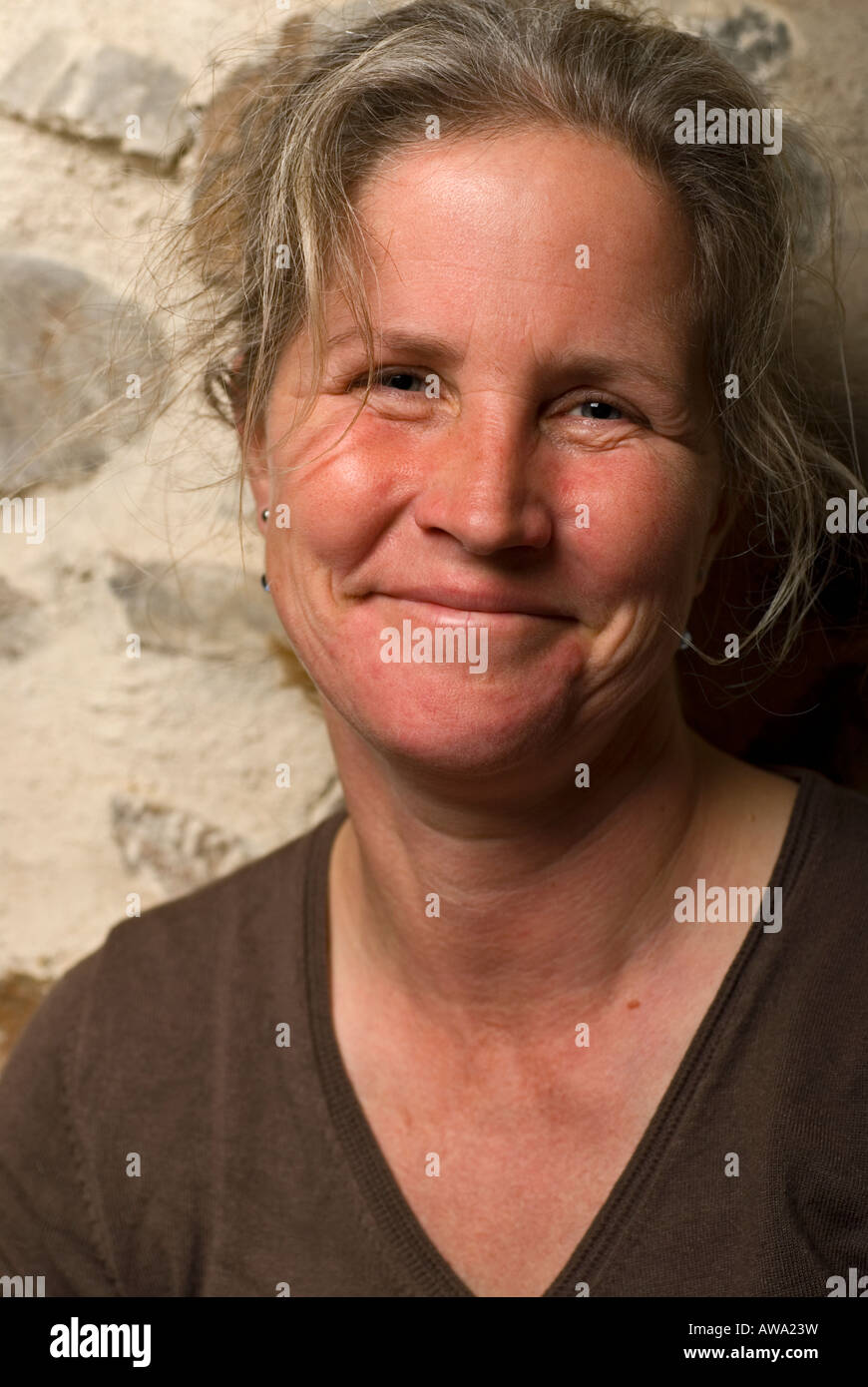 Close up head head shot smiling hi-res stock photography and images - Alamy