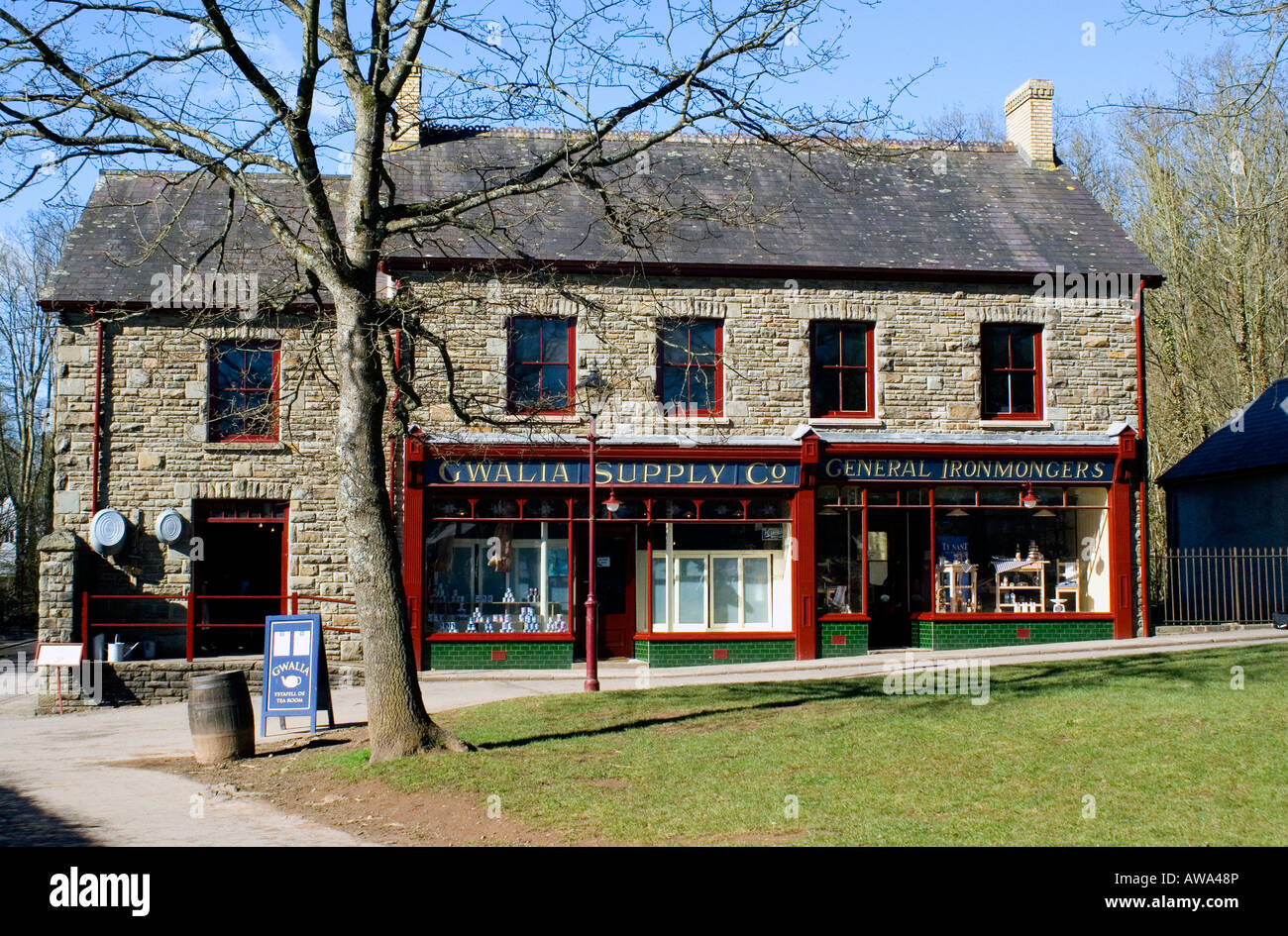 gwalia stores national history museum st fagans cardiff south wales Stock Photo