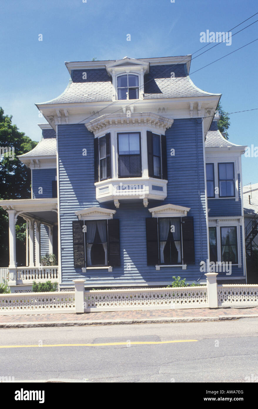 century house in French Second Empire style in Salem