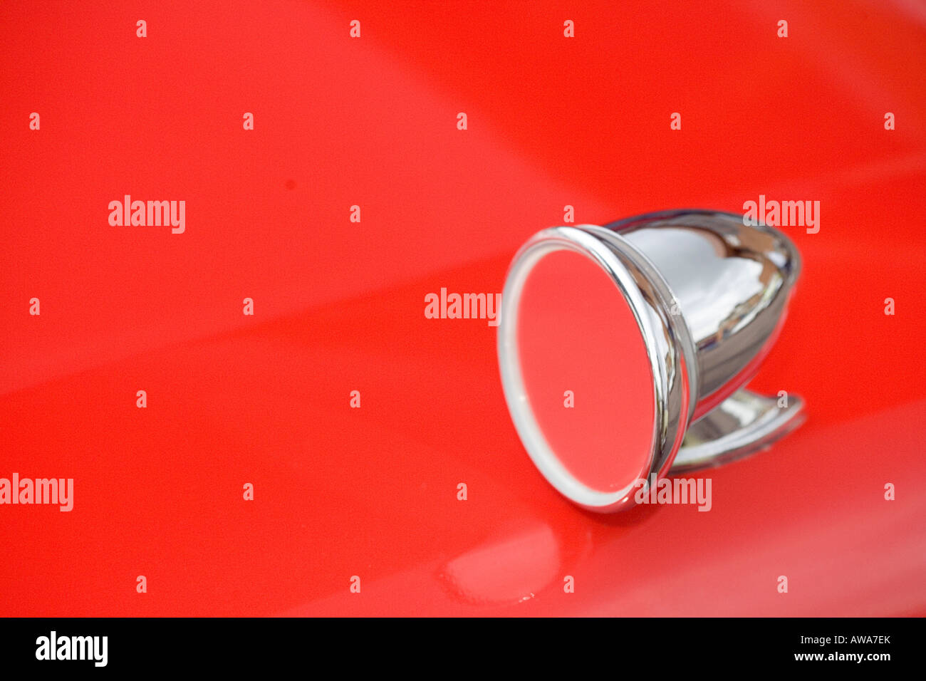 Classic car wing mirror Stock Photo Alamy