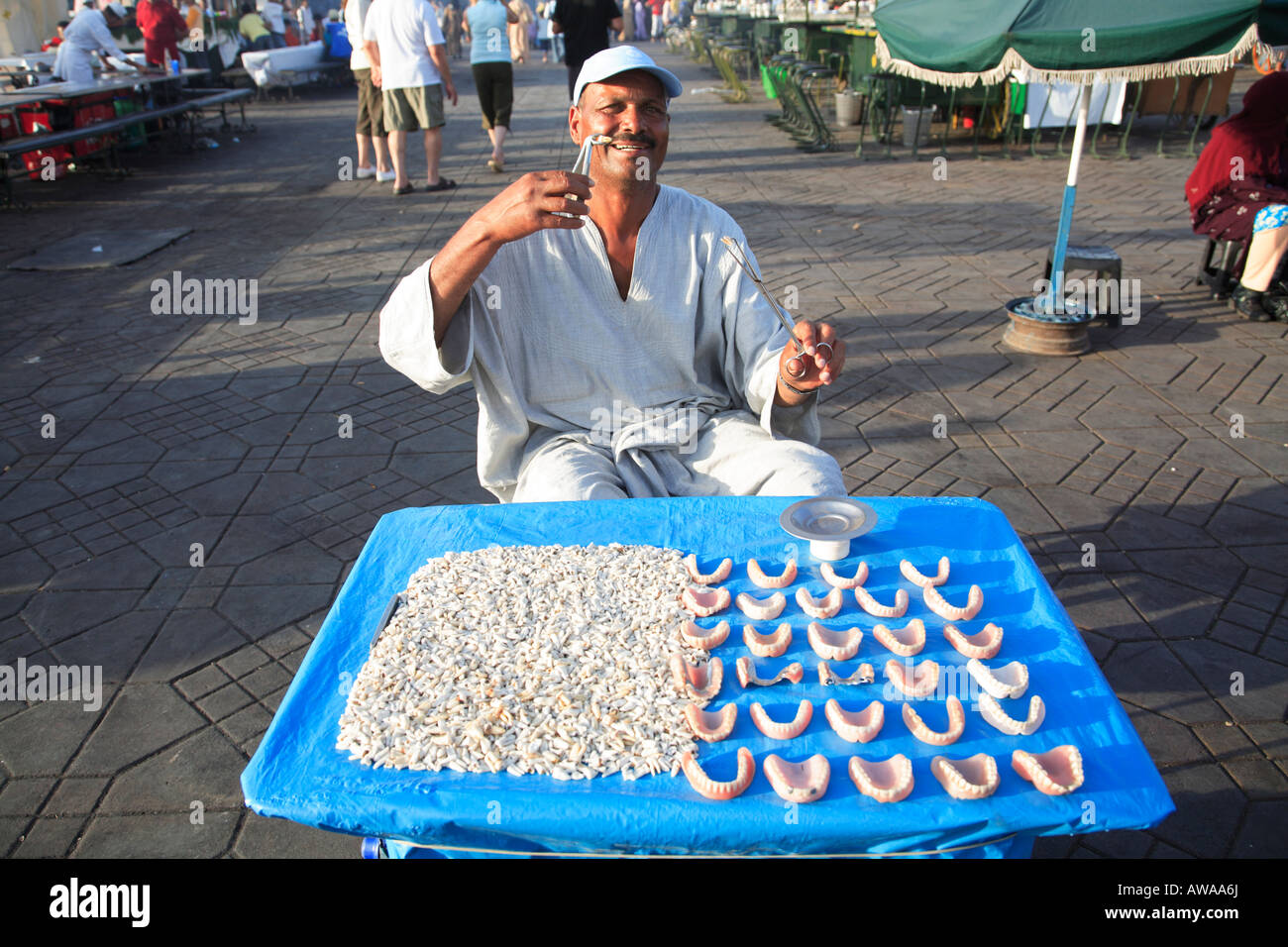 Dentist Jemma el Fna Marrakesh Morocco North Africa Stock Photo