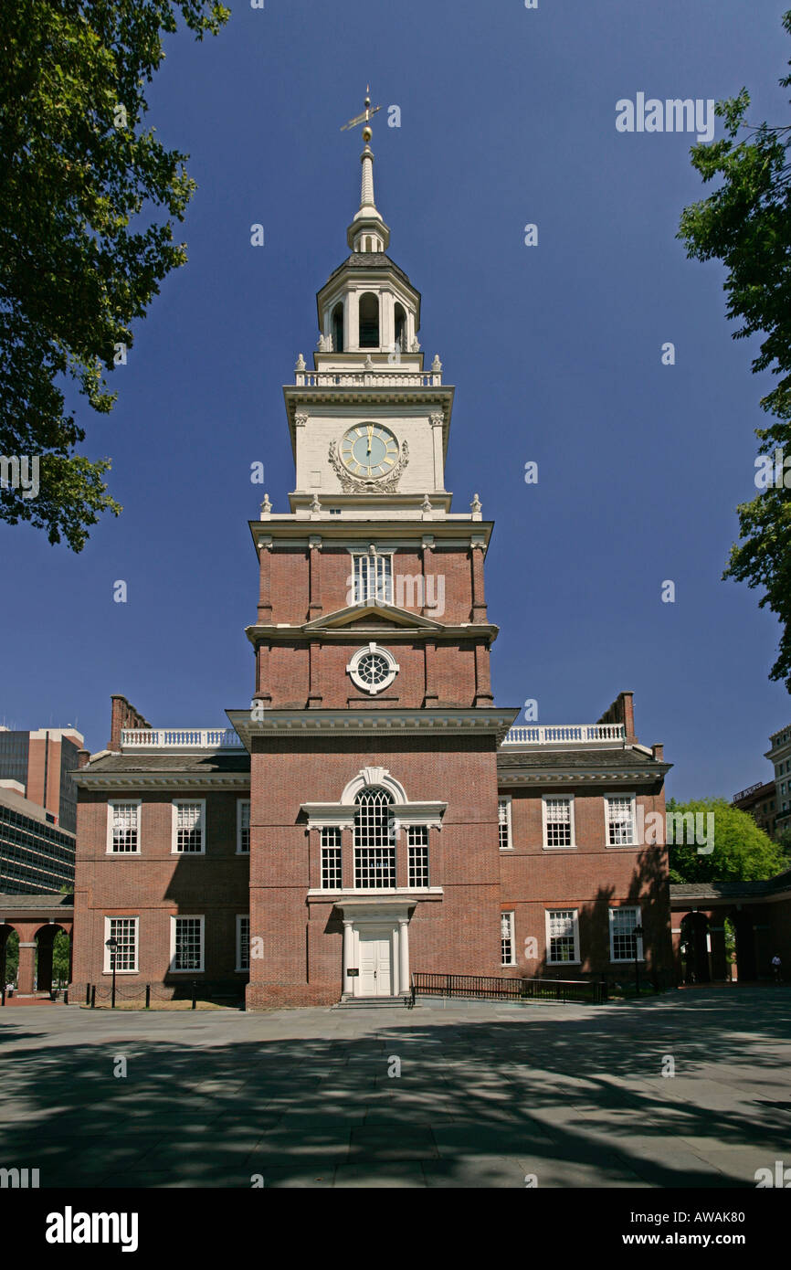 Independence Hall in Philadelphia PA Stock Photo