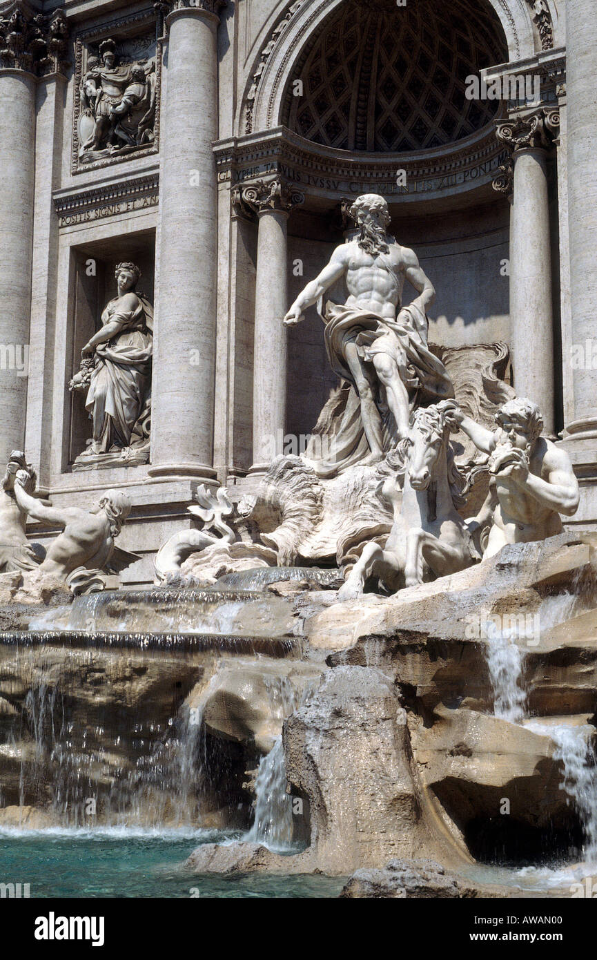 ITALY - Trevi Fountain Stock Photo
