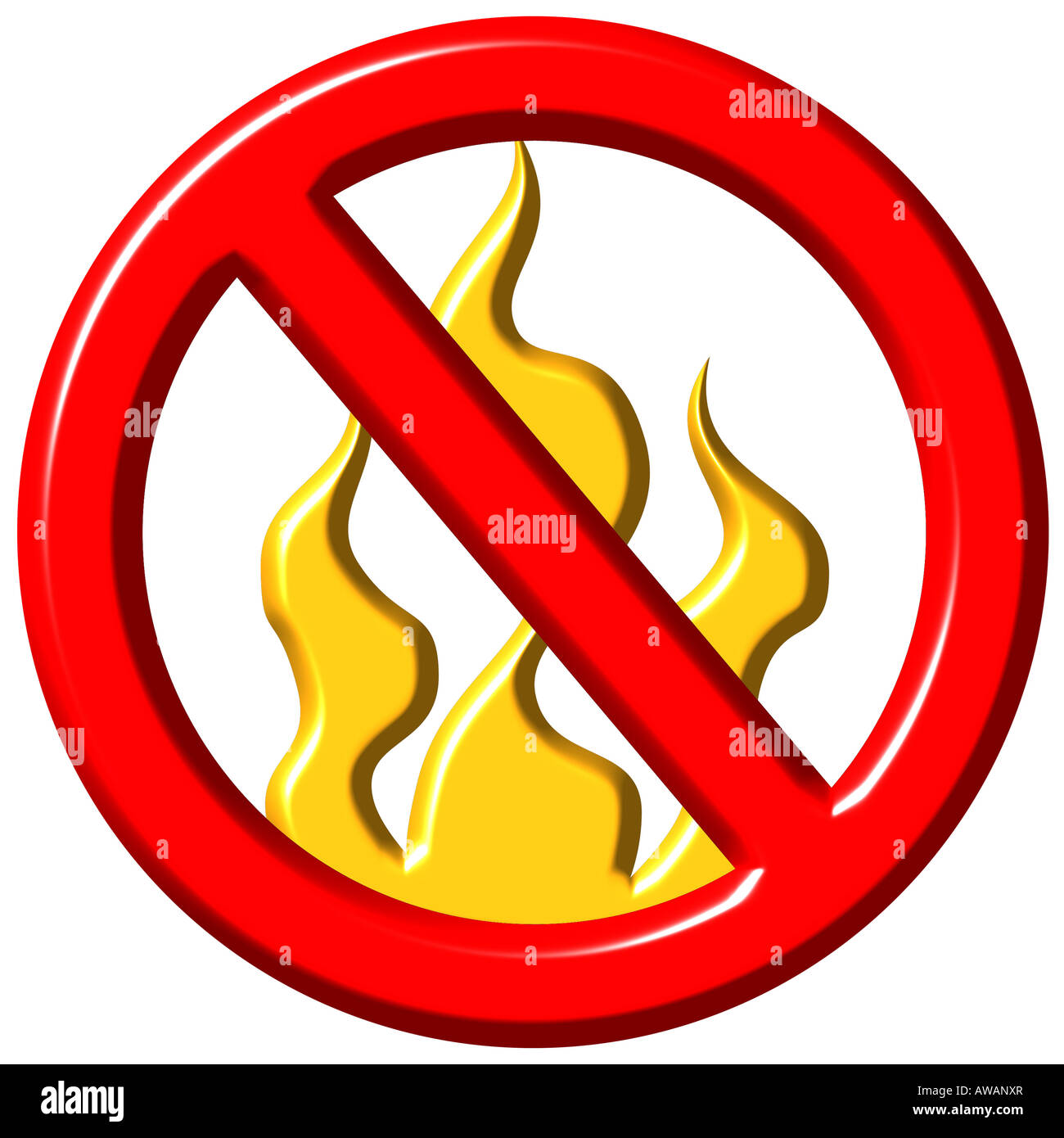 No fire sign Stock Photo Alamy