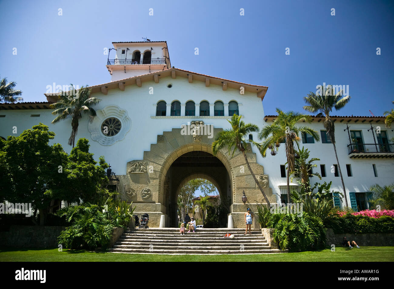 Santa Barbara, County Courthouse, California, USA Stock Photo - Alamy
