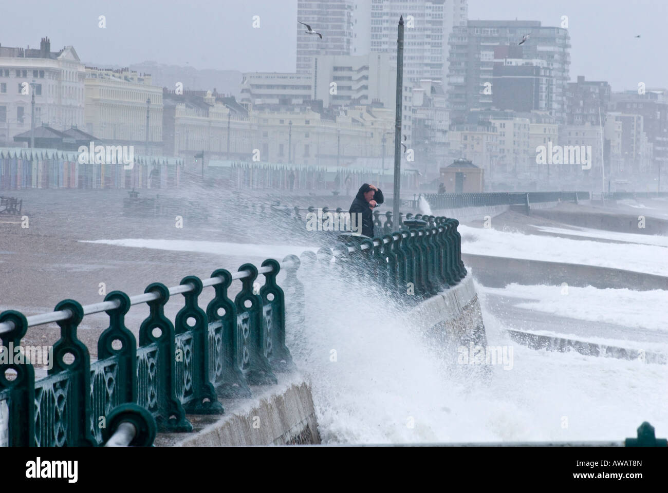Sea Storm breaking Wave Photographer Camera Stock Photo - Alamy