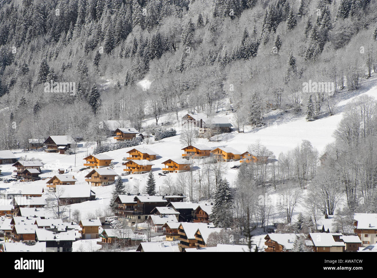 chatel, french alps, france Stock Photo