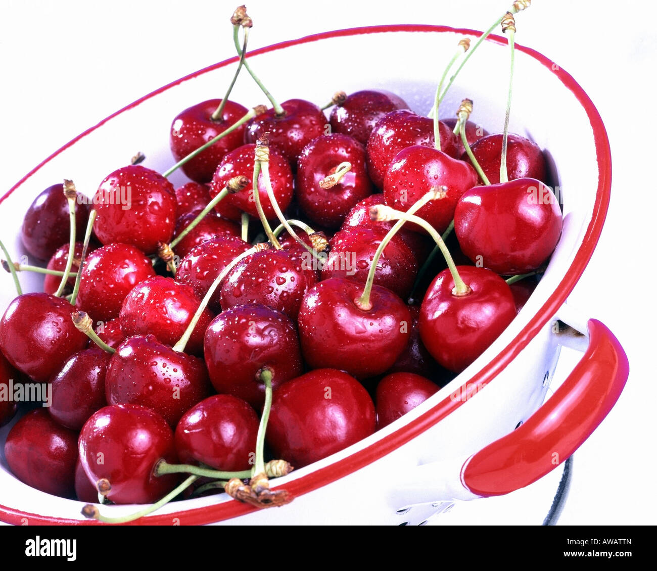 FOOD:  Fresh Cherries Stock Photo