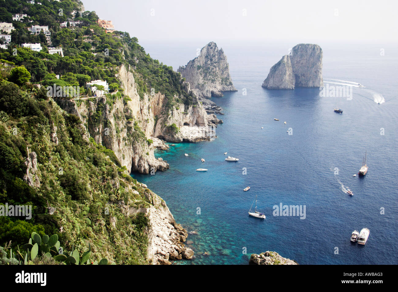 The Faraglioni Rocks, Isle of Capri, Italy Stock Photo - Alamy