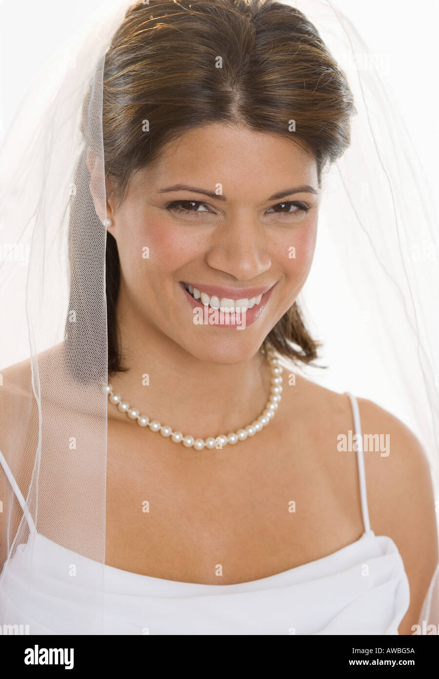 Portrait of a bride Stock Photo
